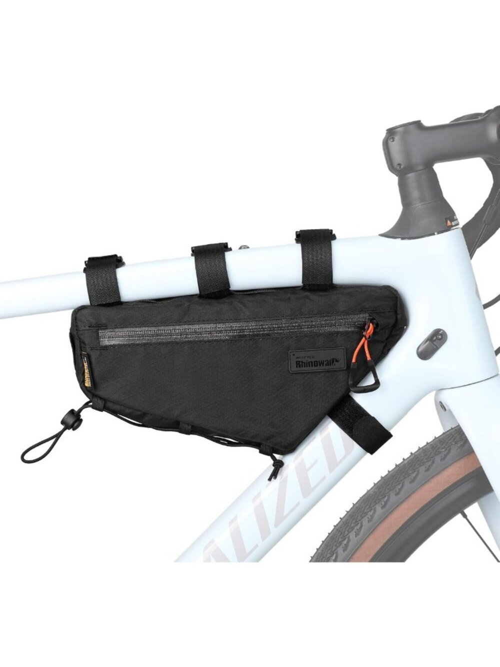 Waterproof Bicycle Front Frame Bag 1.7L Cycling Pouch for MTB & Road Bike